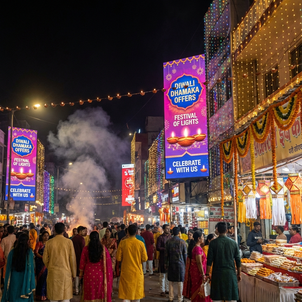 Seasonal Advertising Mastery: Leveraging OOH for India's Festive Season